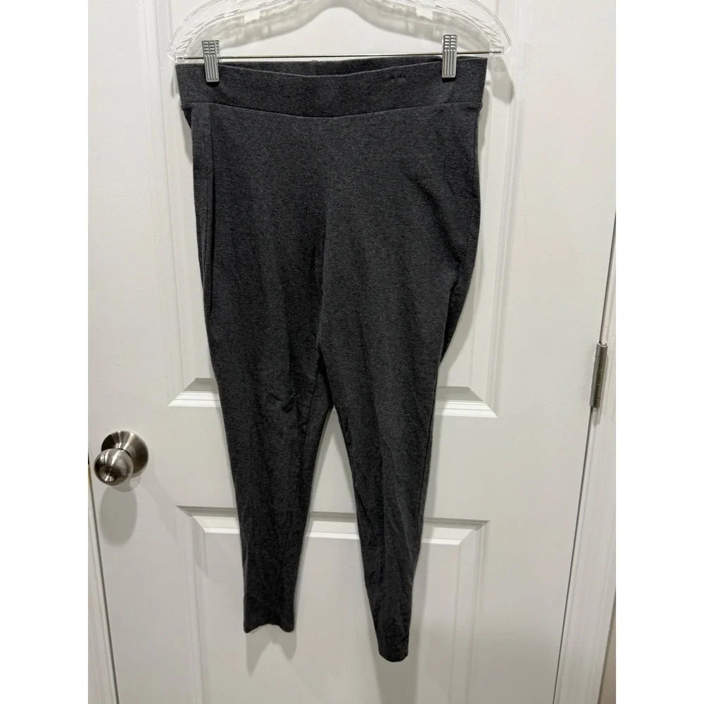 Torrid Womens Leggings High Waisted Cotton Spandex Charcoal Gray Size 1